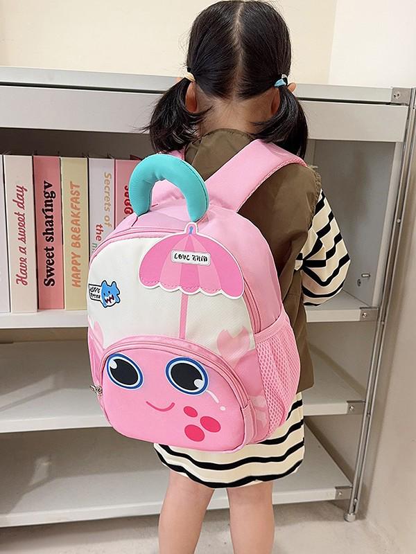 Kids' Cartoon Schoolbag - Cute, Large Capacity Backpack for Kindergarten & Primary School Boys and Girls