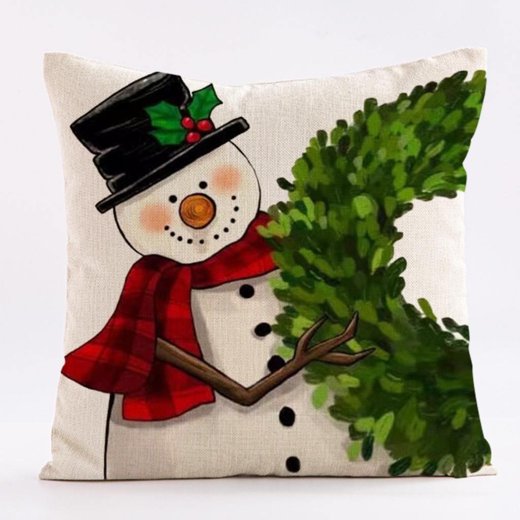 Christmas Pillow Cover Christmas Tree Plush Pillow Cover Pillow