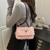 New Fashion Trend Niche Rough Edge Design Women's Bag Casual Retro Shoulder Messenger Bag Small Square Bag