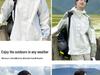NASA 2024 Men's & Women's Petite Windproof Windbreaker - Stylish Autumn/Winter Jacket for Outdoor Mountaineering