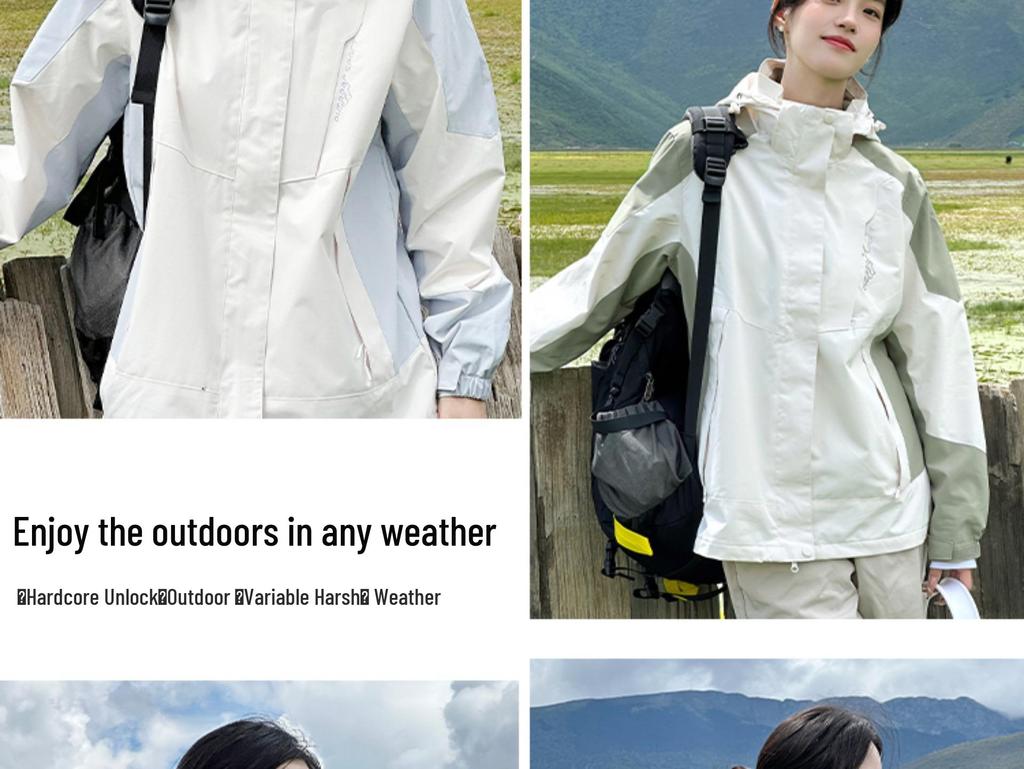 NASA 2024 Men's & Women's Petite Windproof Windbreaker - Stylish Autumn/Winter Jacket for Outdoor Mountaineering