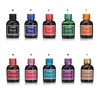 1 Bottle Pure Colorful 30ml Fountain Pen Ink Refilling Inks Stationery School