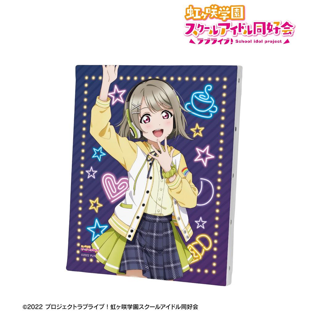 Love Live! Nijigasaki High School Idol Club Original Illustration by Nakasu Kasumi Miracle STAY TUNE! Canvas Board