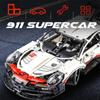 Technical 1/10 Super Racing Car Model 1631Pcs Building Blocks Automobile MOC Vehicle Bricks Παιδικά Κατασκευαστικά Παιχνίδια