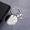 Stainless Steel Engravable Dog Paw Print Memorial Keychain Pendant