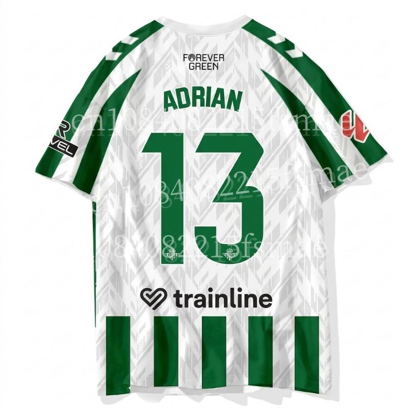 Hengyuan01 2026 Heren Groen Wit Gestreept Voetbalshirt Korte Mouw Sneldrogend Voetbalshirt Ademend Sport T-shirt Team Training Uniform S