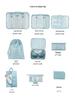 8-Piece Travel Luggage Organizer Set: Suitcase Storage Bags for Packing