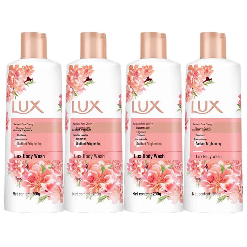 LUX Pink Cherry Blossom Scent Shower Gel