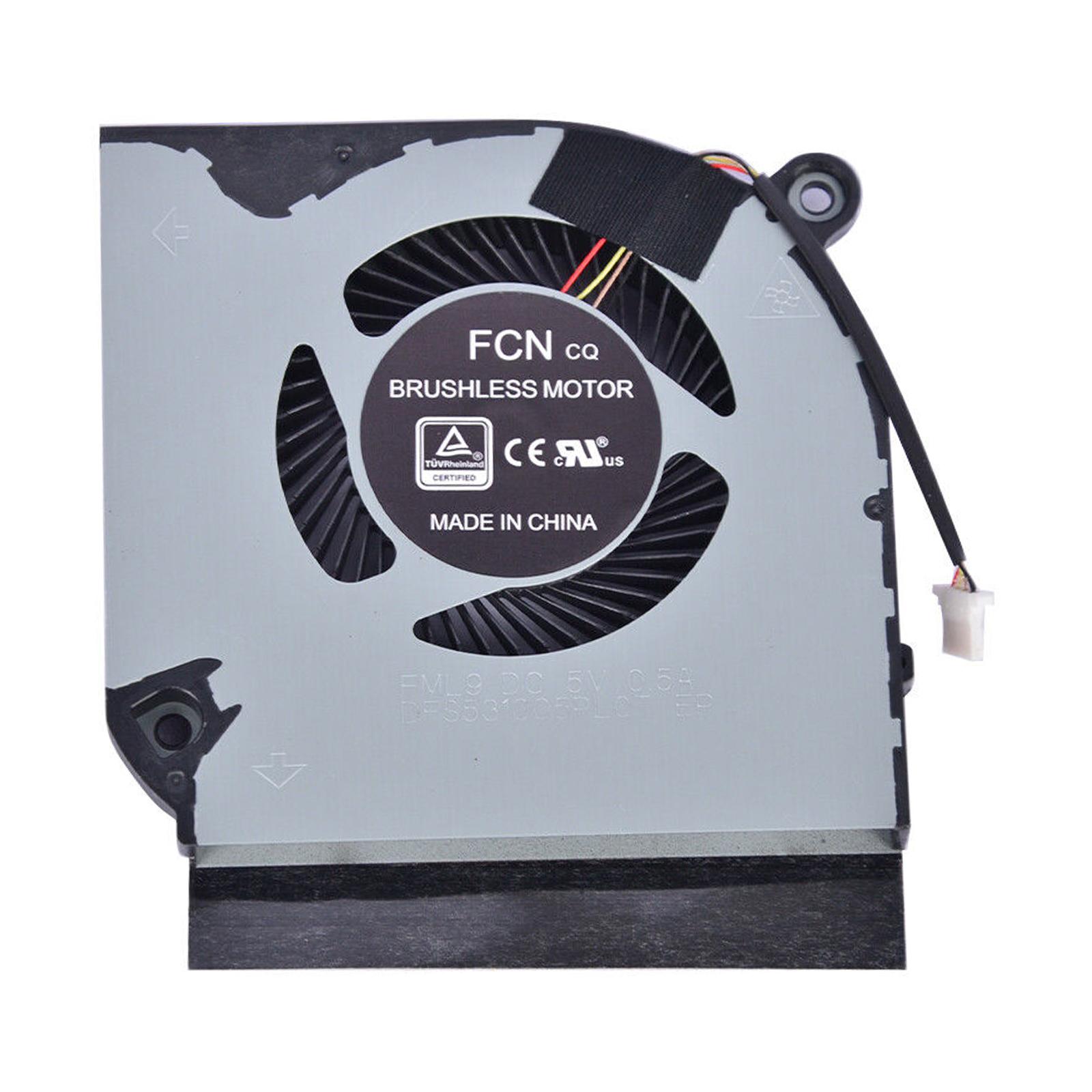 

Вентиляторы-кулеры для ноутбука, радиатор DC5V 0.5A 4-контактный вентилятор охлаждения GPU CPU для Acer Nitro 5 AN515-55 AN517-52 B