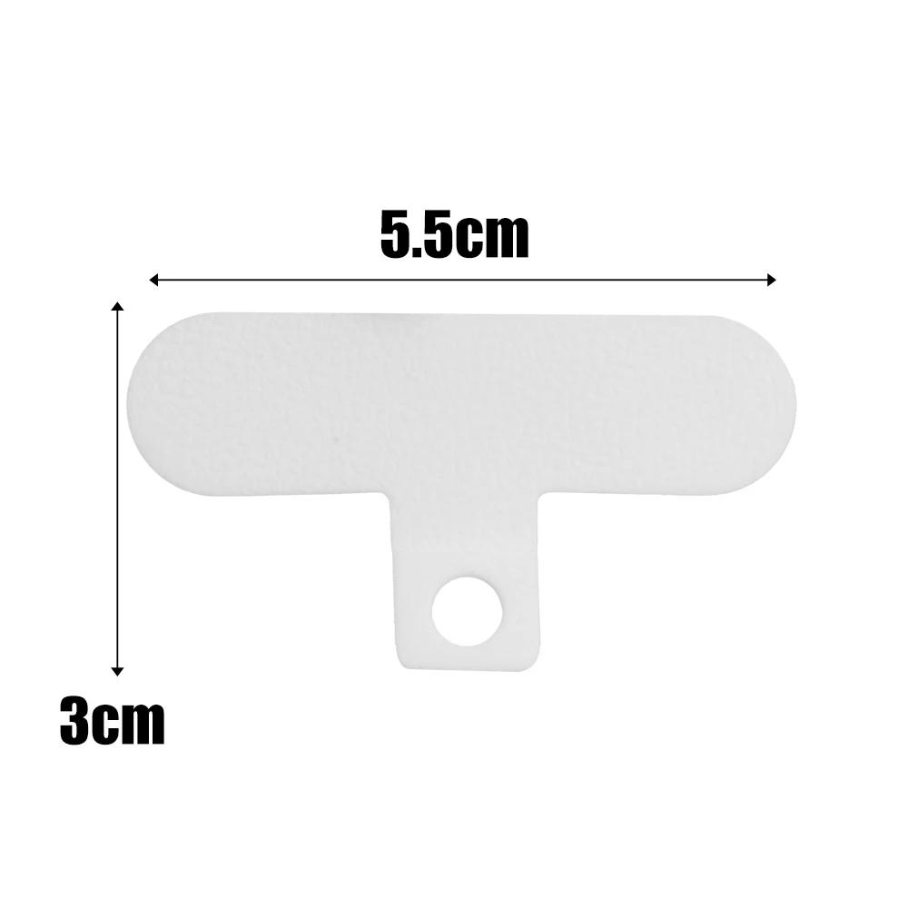 1-10PCS Sturdy TPU Cellphone Lanyard Gasket Pads Universal Flexible Phone Replacement Part Hanging Strap Patches Cord Clip