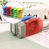 5Pcs Hand Pressing Dynamo Crank Power Wind Up Flashlight Mini Self Generating Torch LED Camping Lamp Light for Outdoor Home