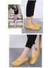 2025 Women's Genuine Leather Cowhide Wedge Heel Shoes - Soft Sole for Middle-Aged & Elderly Moms