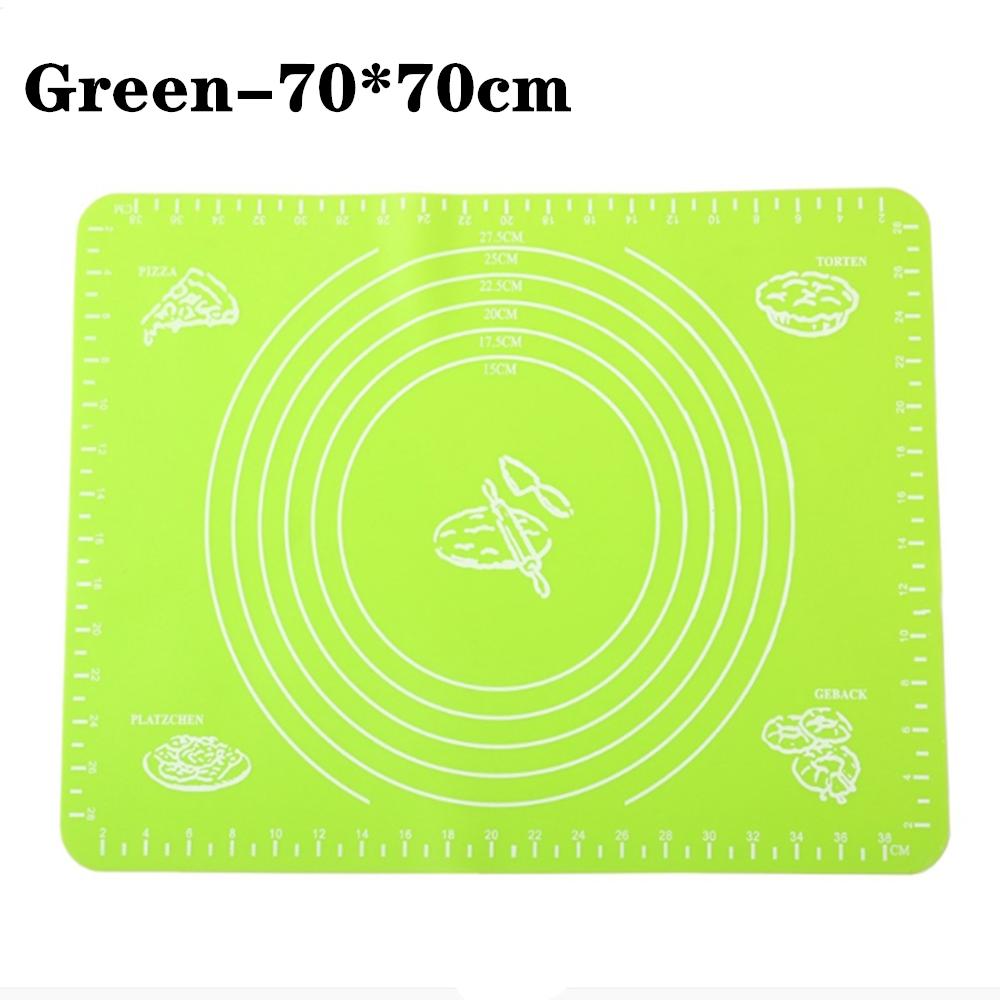 Silicone Baking Mats Pizza Dough Non-Stick Maker Holder Pastry Cooking Utensils Oven Pastry Mat Kitchen Gadgets Cooking Tools