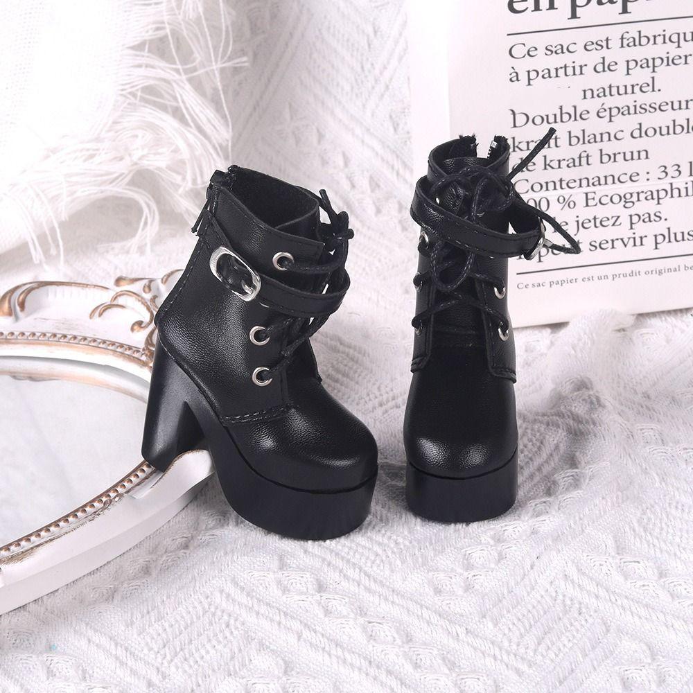 1 Pair Suede 1/3 BJD Doll's Boots High-top 60/70cm Doll Boots 1/3 BJD Doll's Shoes  Kids