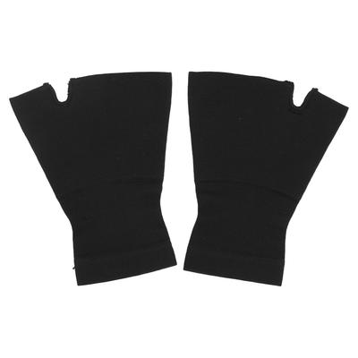 Wrist Thumb Band Support Compression Wrist Sleeve for Carpal Tunnel Syndrome BlackL