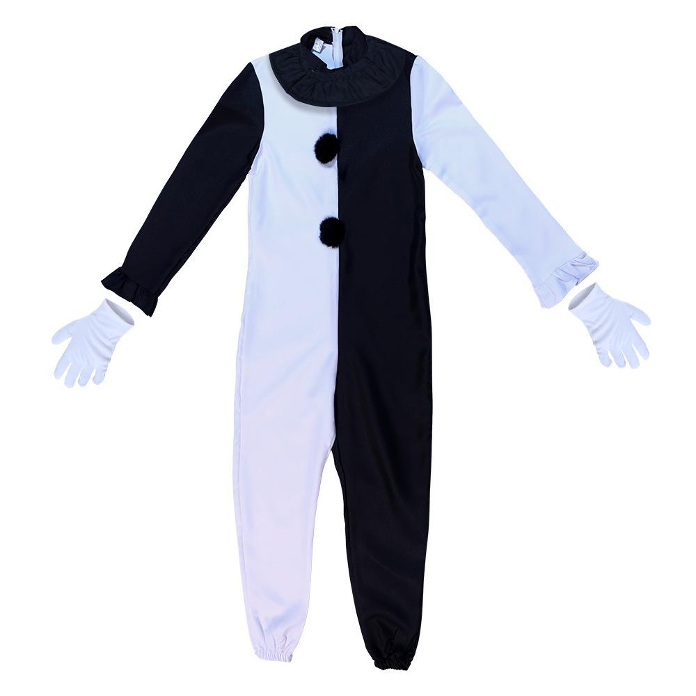 

110-3XL Cosplay Movie Terrifier 2 Art The Clown Cosplay Costume Jumpsuit Mask Halloween Costumes Mask for Men Women 110