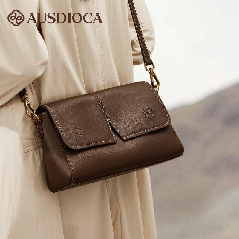 Audijia Women s Leather Crossbody Shoulder Bag