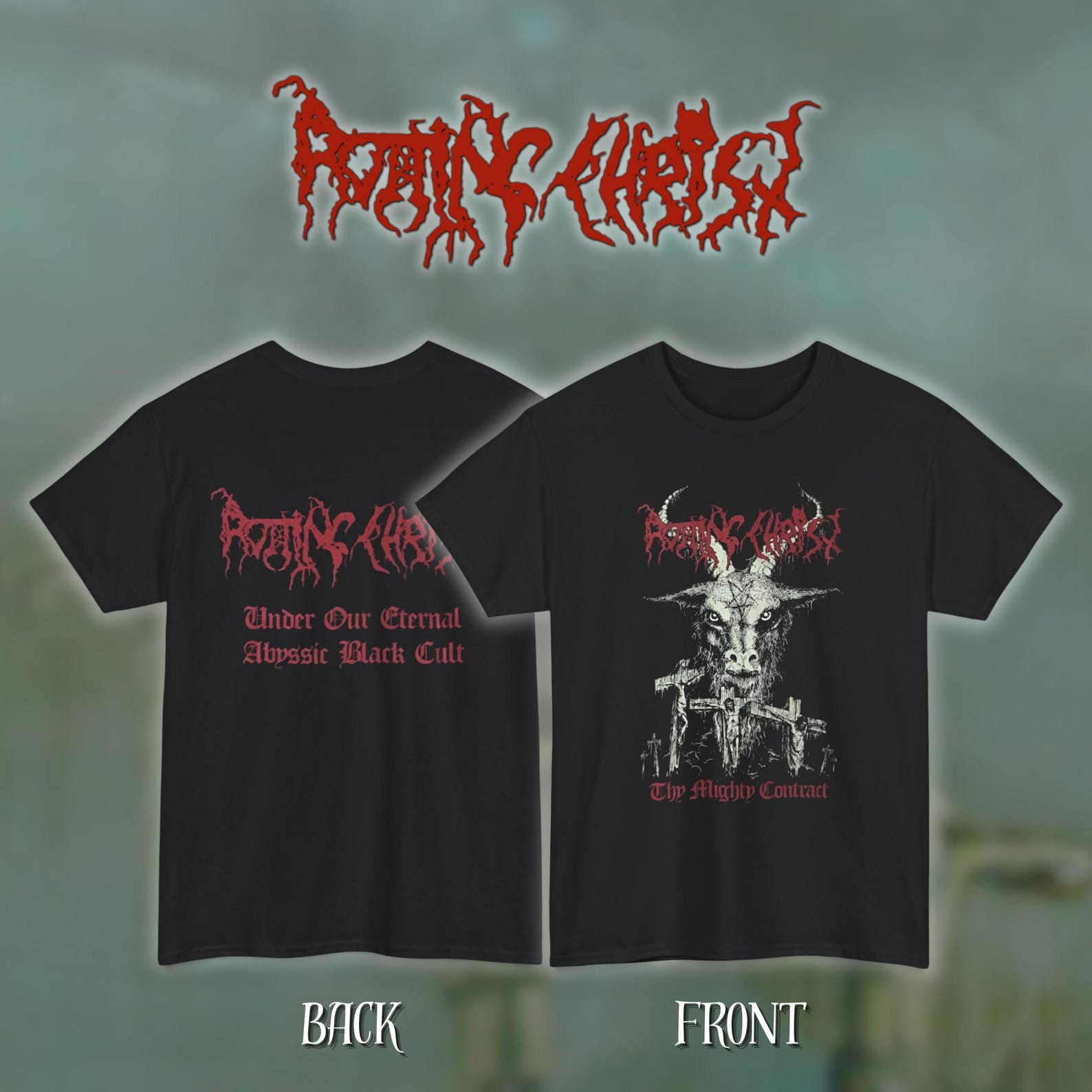 Rotting Christ - Thy Mighty Contract | Gildan Heavy Cotton Tee | Size- S, M, L, XL, 2-3 XL L