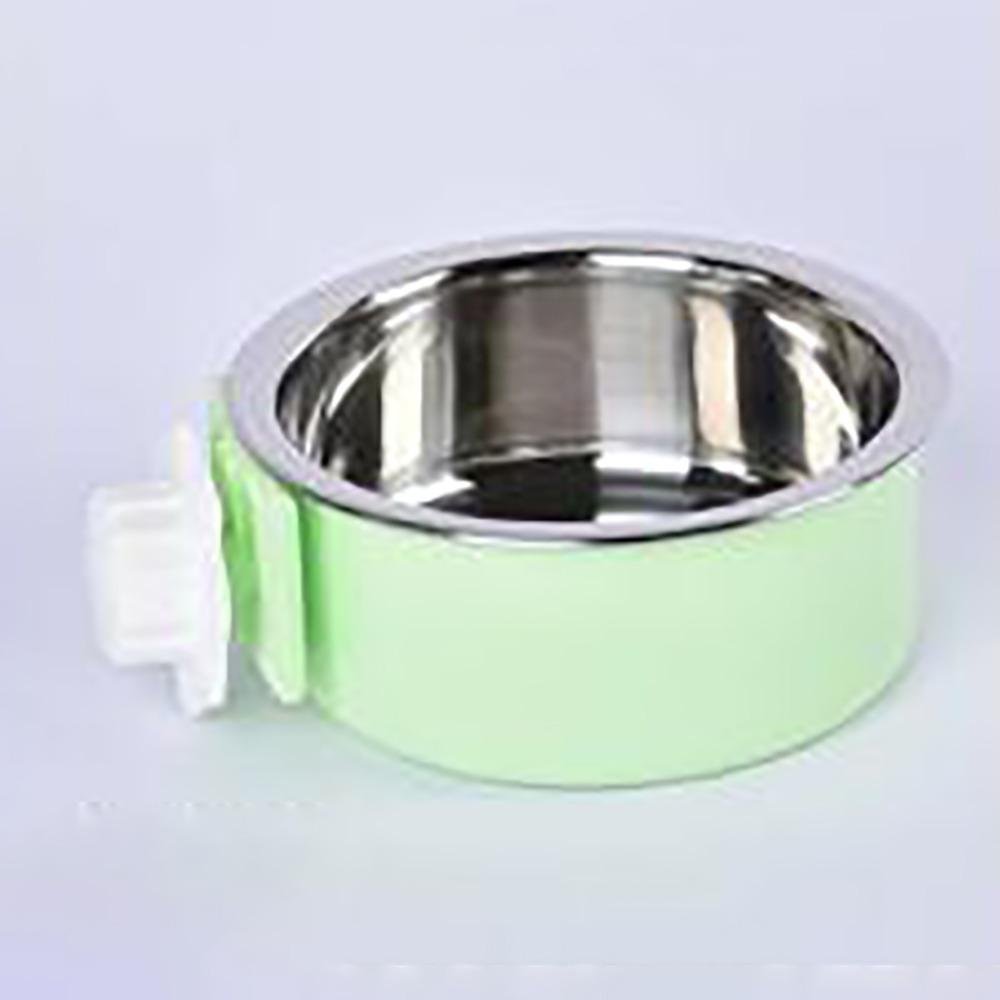 

Легко моющаяся миска для кошек из нержавеющей стали, подвешиваемая, против переворачивания, кормушка для хомяков, аксессуары для клетки, миски для кошачьего корма, кошка