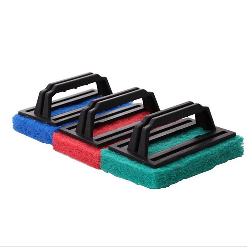 The Kitchen Decontamination Tape Handle Sponge Bottom Clean Brush Sponge Wipe