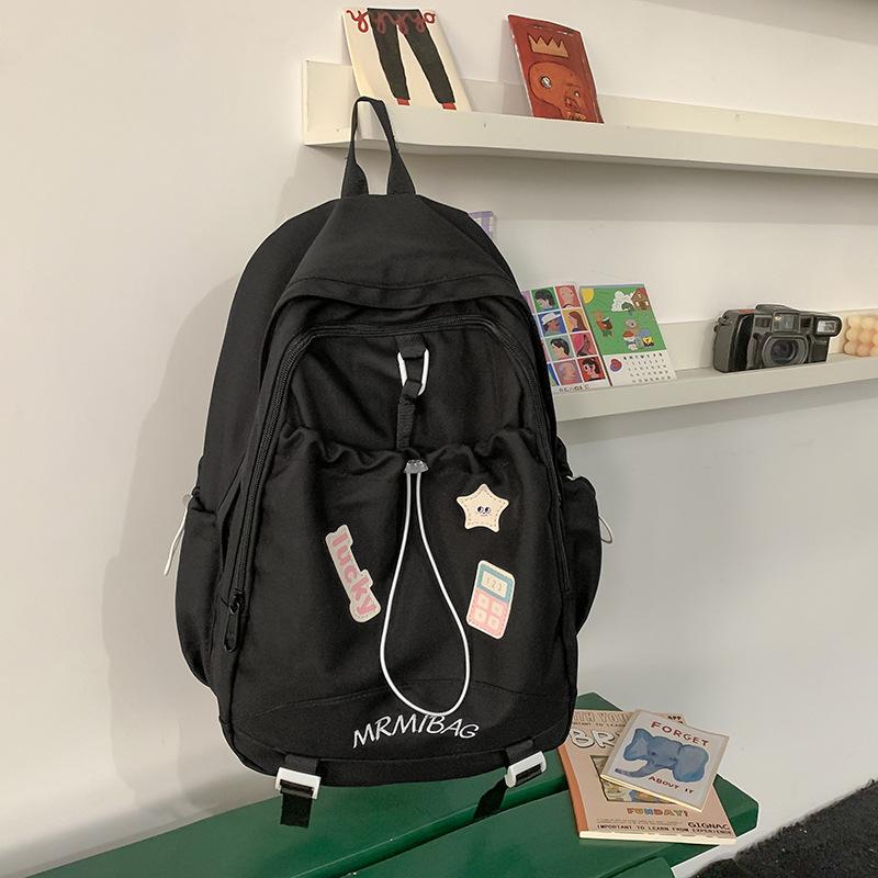 Casual backpack cute new female niche design ins style campus small fresh backpack large capacity schoolbag