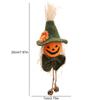 Halloween Decoration Scarecrow Decor Autumn Harvest Festival Decoration Thanksgiving Doll Hanging Ornaments For Tree Wall Door