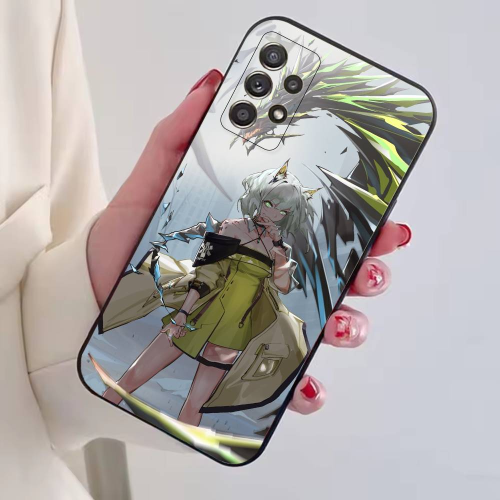 

Чехол для телефона Arknights Черный Силиконовый Мягкий Для Samsung S25,S24,S21,S22,S23,S30,Ultra,S20,Plus,Fe,Lite Samsung S21lite