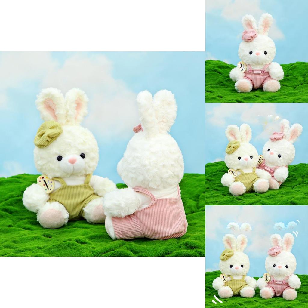 Cute Rabbit Plush Toy For Girls 28cm Soft Pp Cotton Stuffed Animal Gift For Birthdays