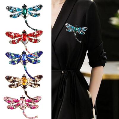 Transparent Wings Zinc Zinc Alloy Boys Women Brooch Dragonfly Brooch Korean Style Badge Clothes Accessories