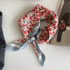 Cotton Linen Square Scarf 58cm Bandana Scarves High Quality Women's Silk Scarf  Neck Decorative