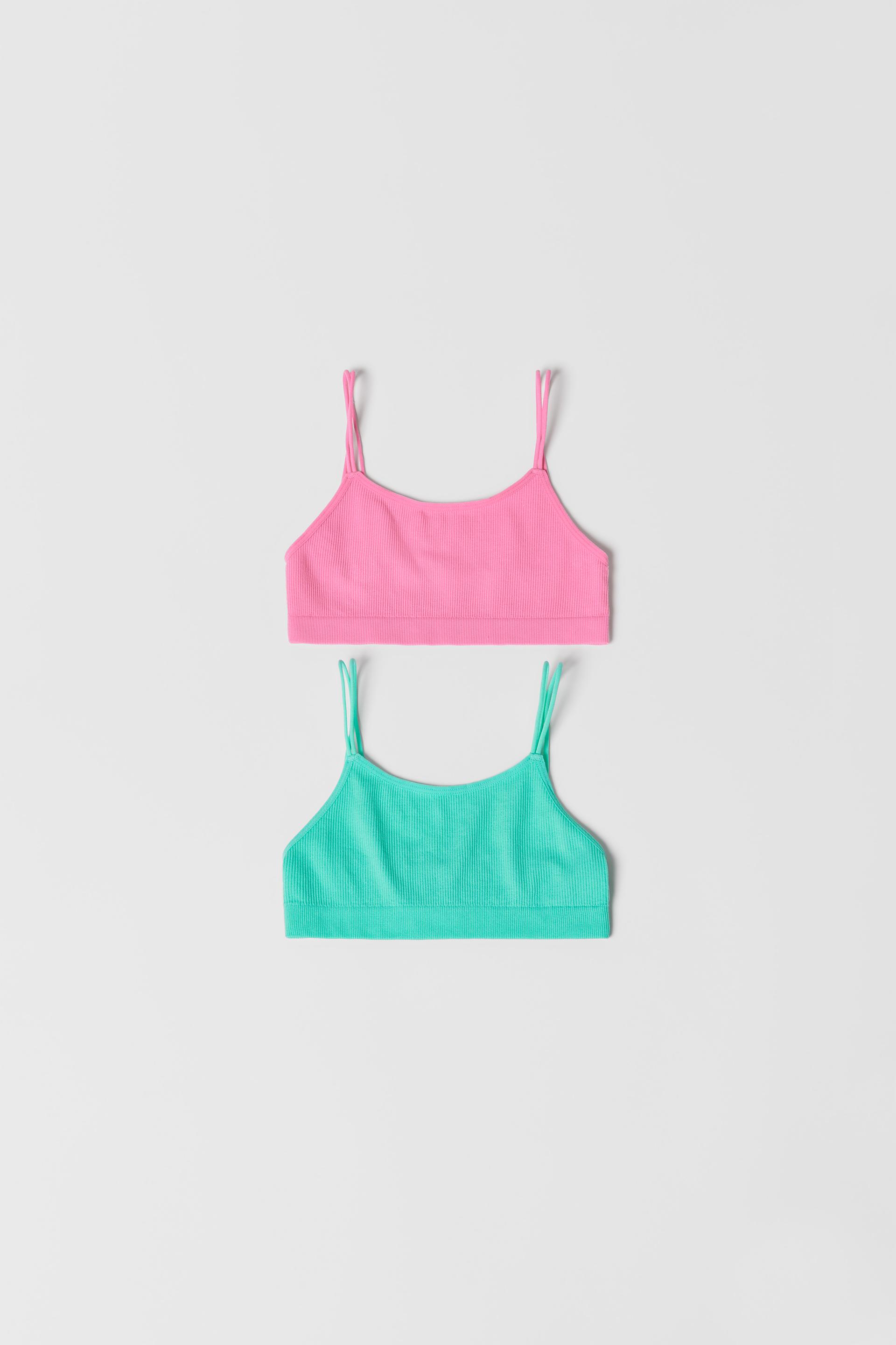 

8-14 ЛЕТ/ НАБОР ИЗ ДВУХ БЕСШОВНЫХ ТОПОВ