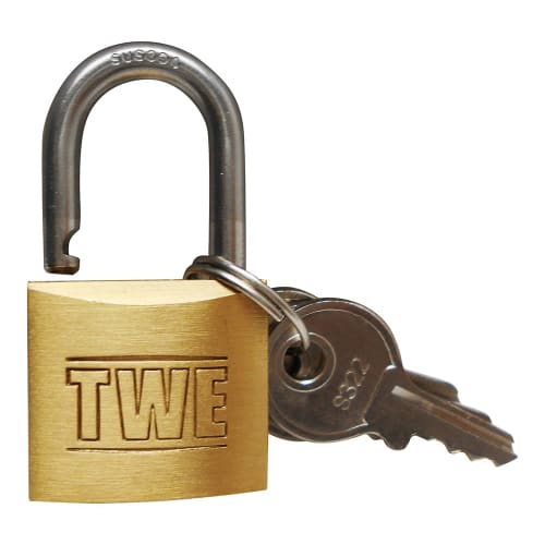 

AIAI TWE Stainless Steel Hanging Padlock, 25mm, Security, for Sheds and Gates, IB-080