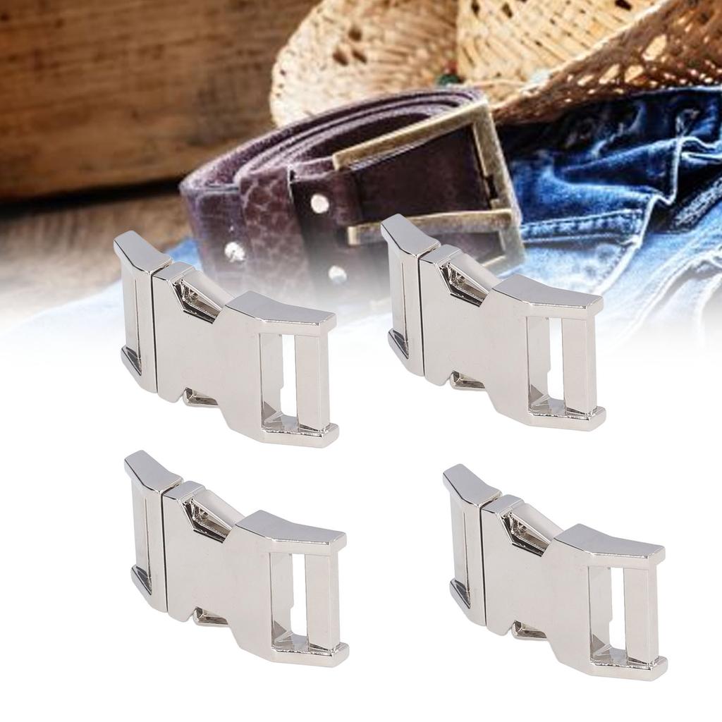 4PCS Side Release Buckle Fine Workmanship Simple   Light Weight Alloy Materials Belt Buckle