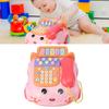 Baby Phone Toy Cartoon with Music Light Children Kids Pretend Phone Parent Child Interactive Educationcal Chinese English Bilingual Toy