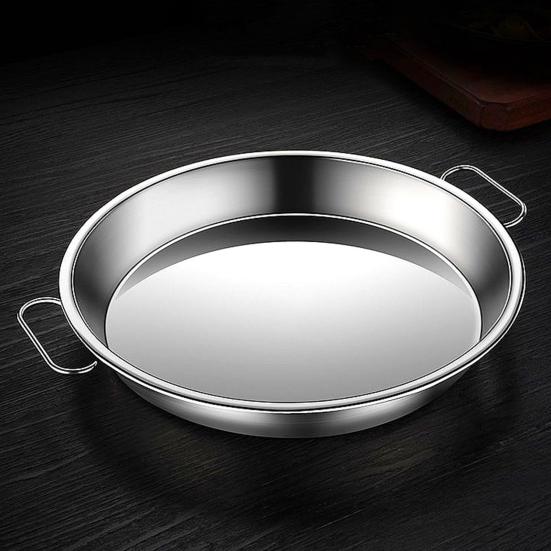 Steamer Pan Dual Handle All-in-one Bake Food Grade Portable Kitchen Cold Noodle Making Plate Daily Use