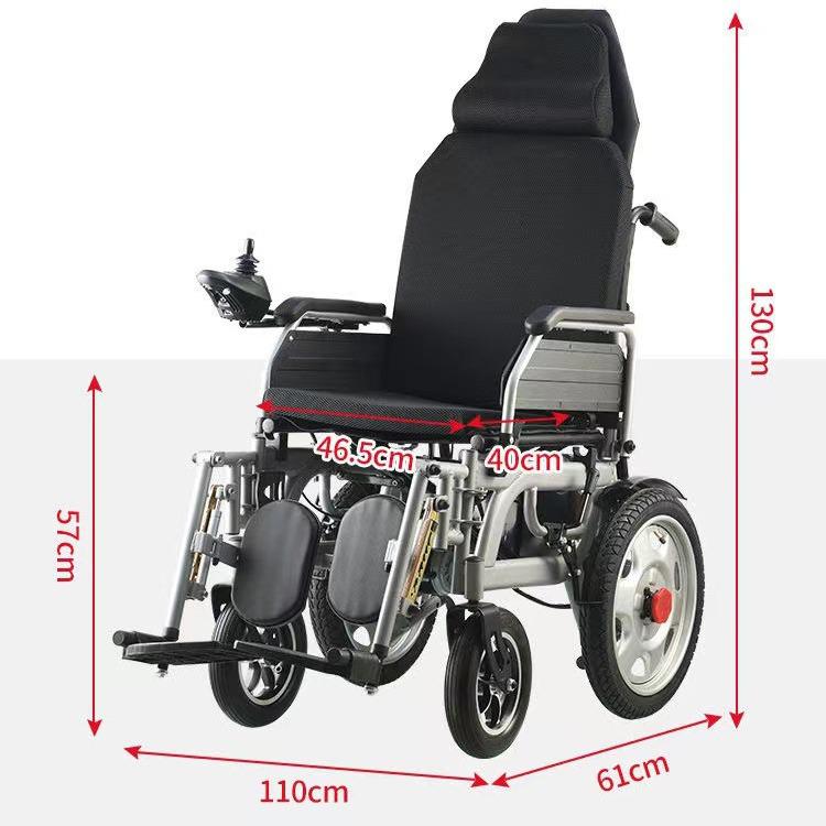 Automatic 24V Intelligent Foldable Electric Wheelchair for Disabled and Elderly Mobility