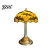 Unique Fantasy Style Bedside Light Stained Glass Black Bat Table Lamp Vintage Resin Retro Cozy Ambient Lighting for Dorm Halloween Gothic Dormitory,