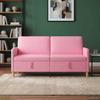Storage Sofa In Pink 172 X 78 X 87 Cm Polyester