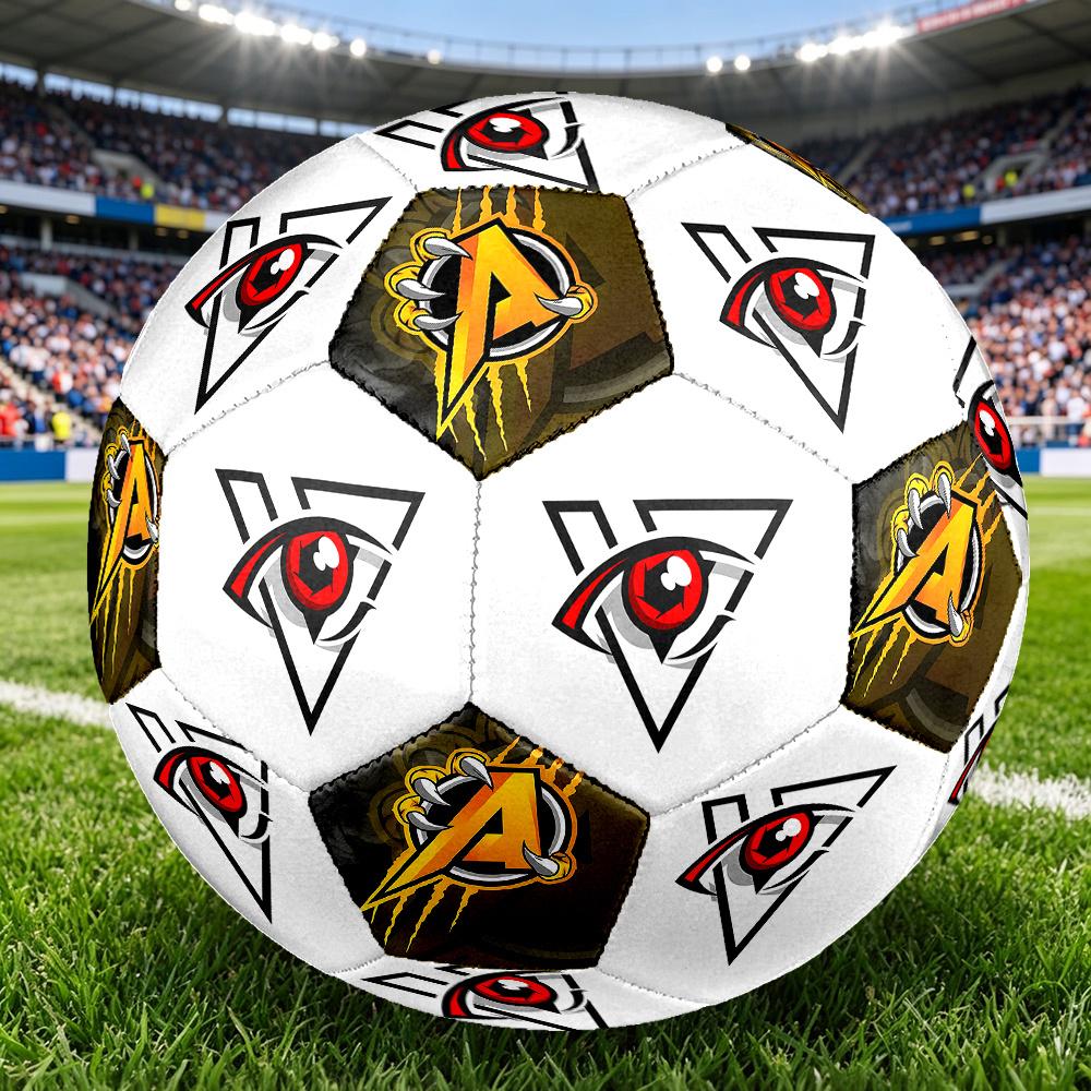 1PC Eagle Eye Symbol Lion Power Soccer Ball Size 5 Football Machine Sewn Indoor/Outdoor Universal Football Surprise Collection N63