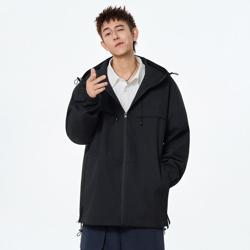 Men's Jacket Hooded Coat Outdoor New Autumn and Winter Loose Casual Sportswear for Men and Women.