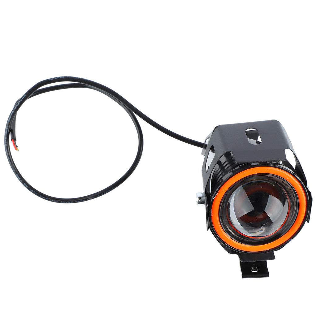 Motorcycle Headlight 4 Lighting Modes Unique Aperture 12 to 60V Shockproof Front LED Spotlights for Motorbike