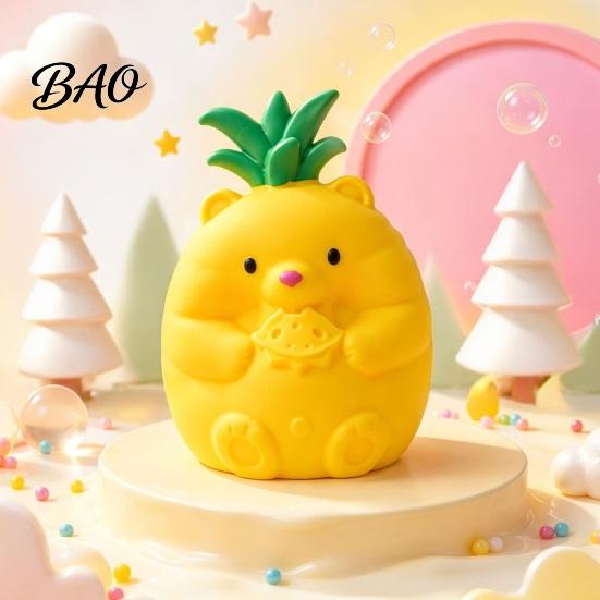 Fruit Stress Relief Toys Giant Toy, Mango Pineapple Grape Strawberry Watermelon Banana Hand Exercise Tools Squeeze Exerciser Toy for Anxiety Shaped