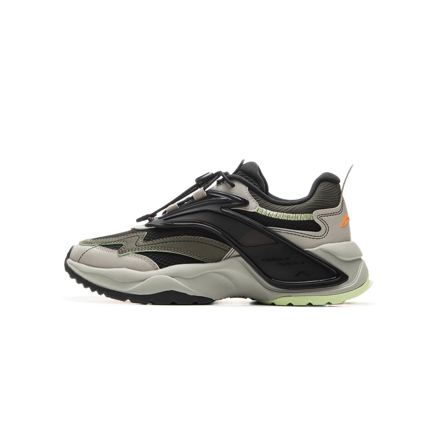 

Li Ning Детские удобные прочные низкие повседневные кроссовки Детские кроссовки Черный YKCU188-5 37