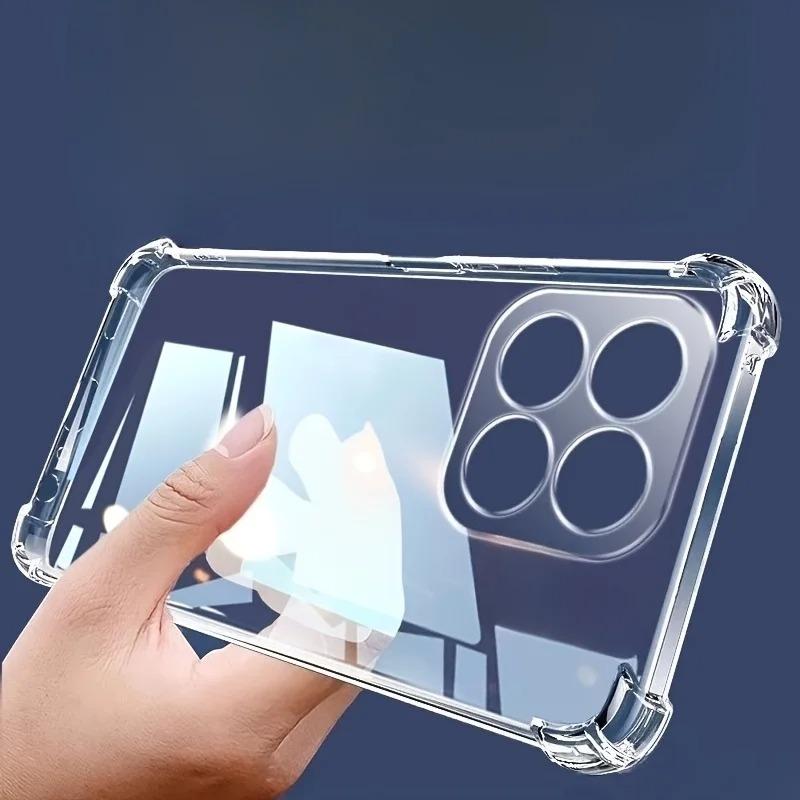 EUCAGR For Transparent Phone Case for Honor X8c 4G Soft TPU Silicone Back Cover for Honor X8c Clear Case