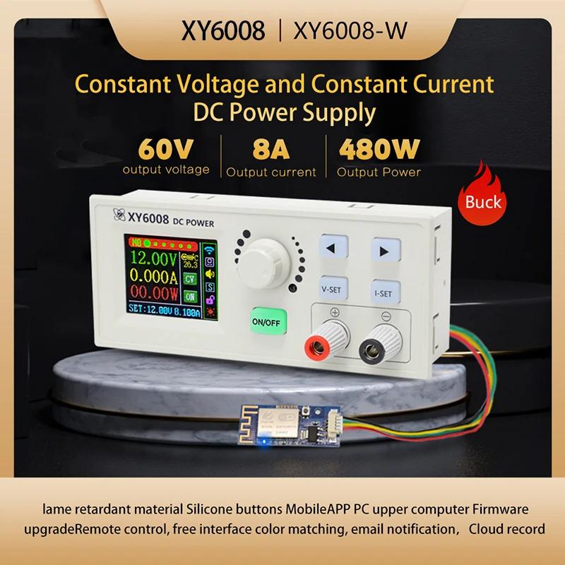 XY6008 XY6008-W Nastavitelný DC Regulovaný Napájecí Zdroj Konstantní Napětí Konstantní Proud Údržba 60V 8A 480W Modul pro Snížení Napětí
