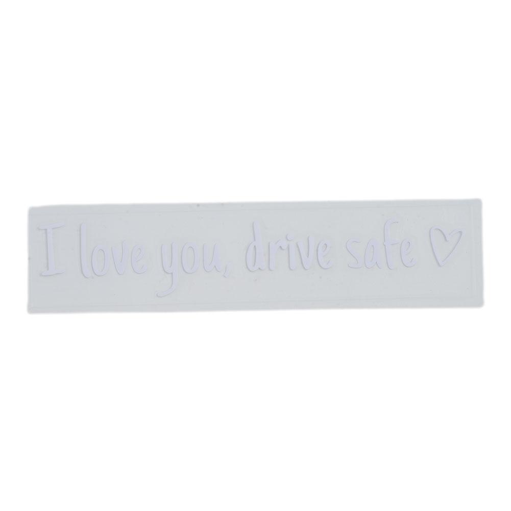 

I Love You Driving Safe Rearview Mirror Stickers Letter Stickers Are Suitable For All Kinds Of Cars And Motorcycles Decal Gifts