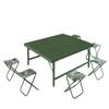Bingtu Outdoor Folding Dining Set with Stools