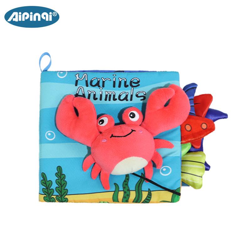 Aipinqi Tear-Proof Crinkle Cloth Book for Early Education: Baby Puzzle Toy for 0-1 Year Olds