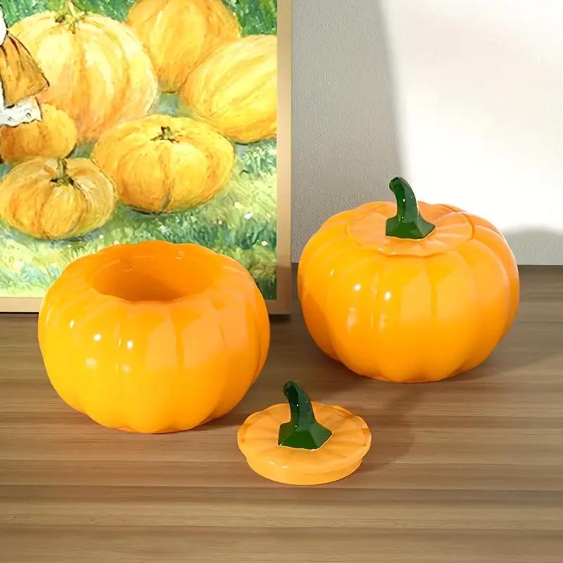 Halloween Pumpkin Silicone Candle Mold DIY Handmade Maple Leaf Plaster Resin Chocolate Baking Molds Home Festival Dec Craft Gift