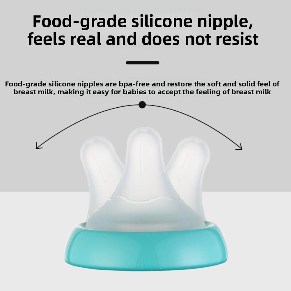 with Handle Baby Milk Bottle Cartoon Baby Drinking Cup Portable Baby Feeding Bottle  Travel